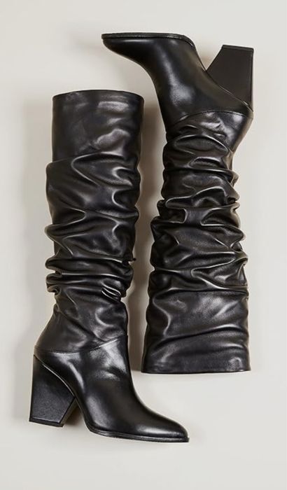 Шкіряні чоботи Stuart Weitzman. 25-25.2 см