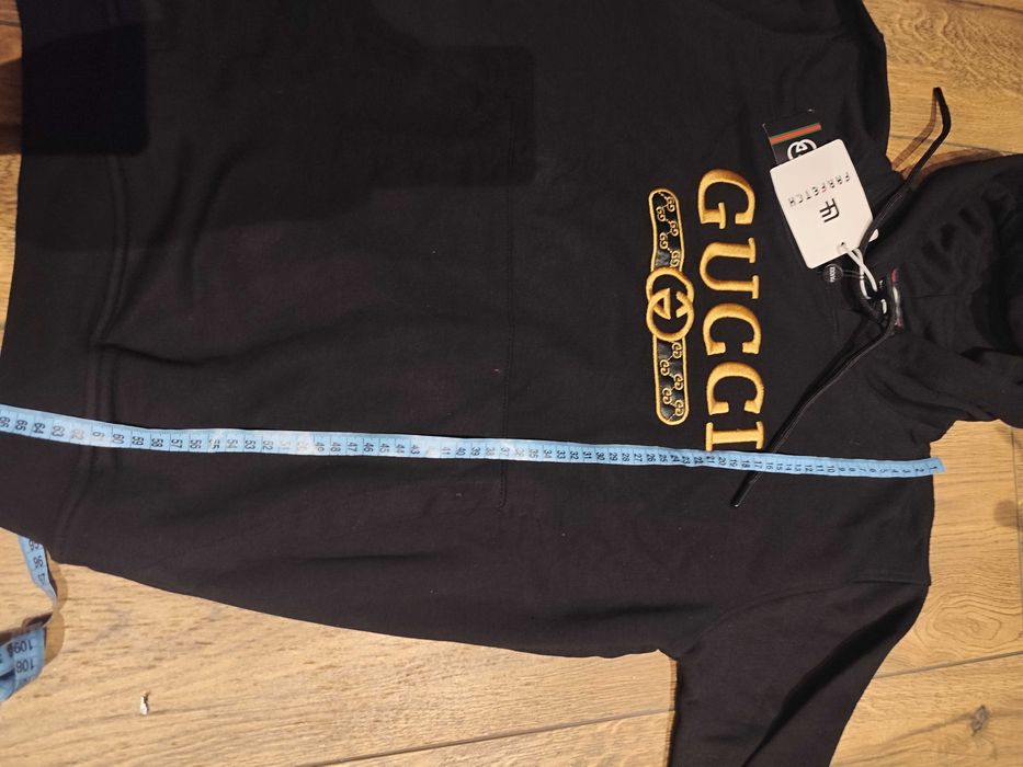 Nowy dres męski Gucci M spodnie bluza kangurka kaptur