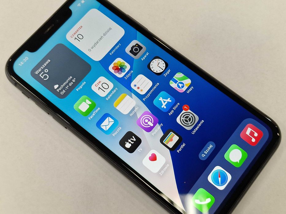 iPhone 11 128GB/ Black/ Grade A-/ Bateria 79%/ +Ładowarka w zestawie!