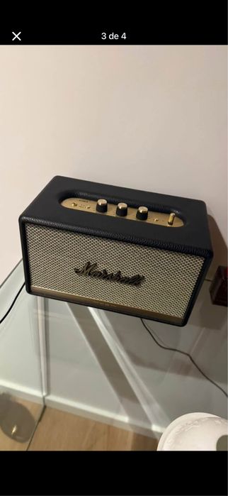 Coluna Marshall Acton II Bluetooth Preta