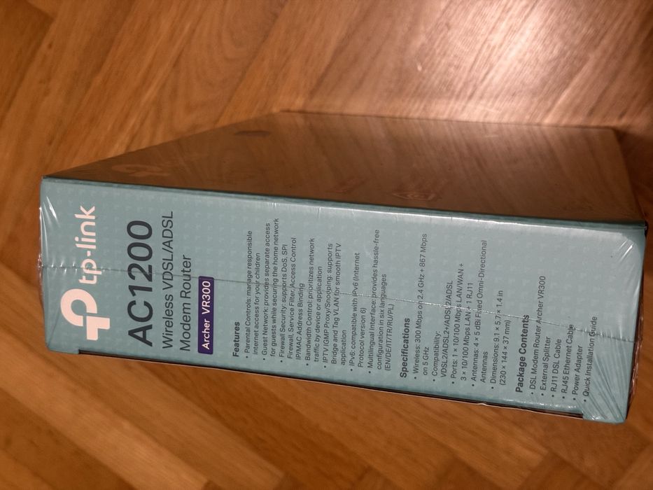 Tp- link AC1200 Archer VR300 VDSL ADSL