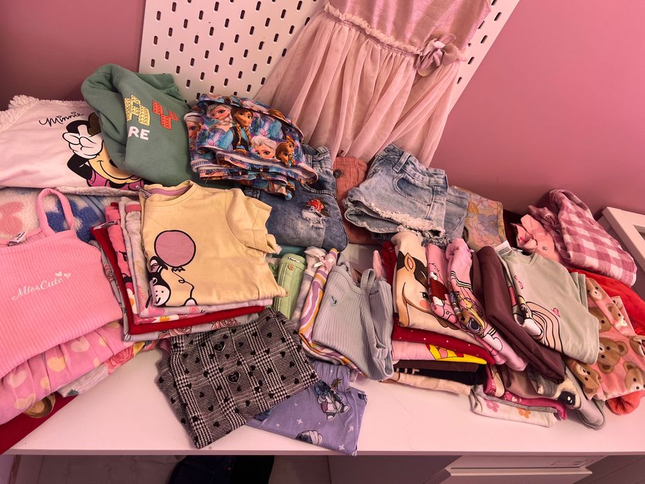 Ubrania dla dziewczynki 110/116