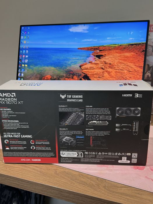 Відеокарта Asus TUF Radeon RX 9070 XT Gaming OC 16384MB (TUF-RX9070XT-O16G-GAMING)