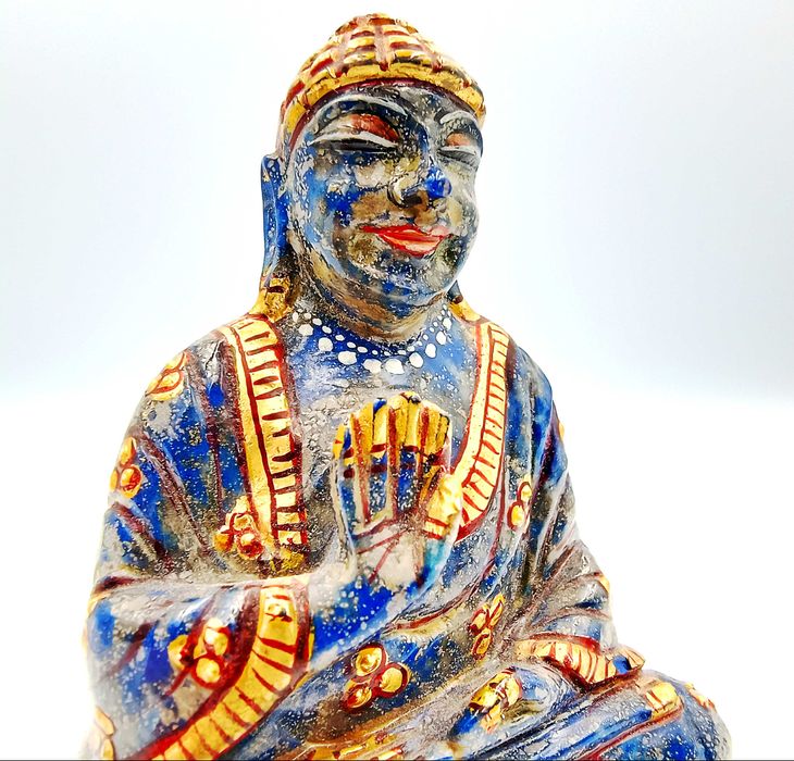 Figurka Budda posążek medytacja kamień rzeźba kamienna unikat inna