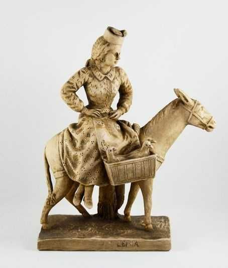 Escultura de cão Setter