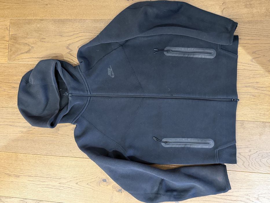 Оригінальна кофта Nike tech fleece чорна