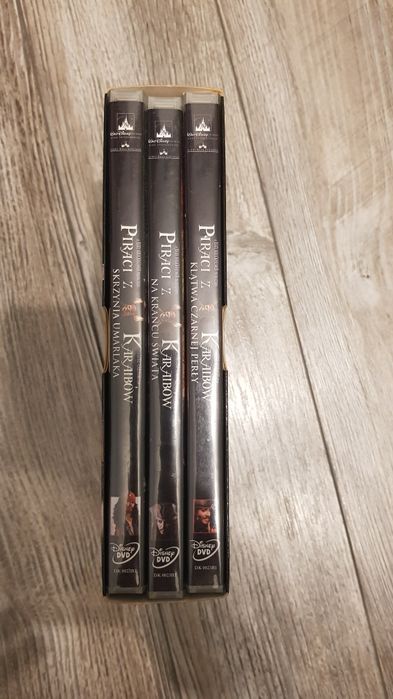 3 płyty dvd piraci z Karaibów