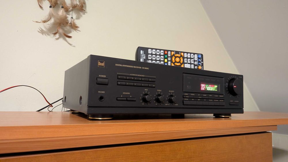 dobry amplituner Hi-Fi stereo Dual CR 900 z pilotem
