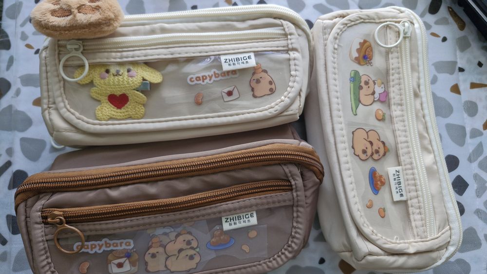 Пенал ZHIBIGE Капібара/Мишка - Стильний та Практичний!
