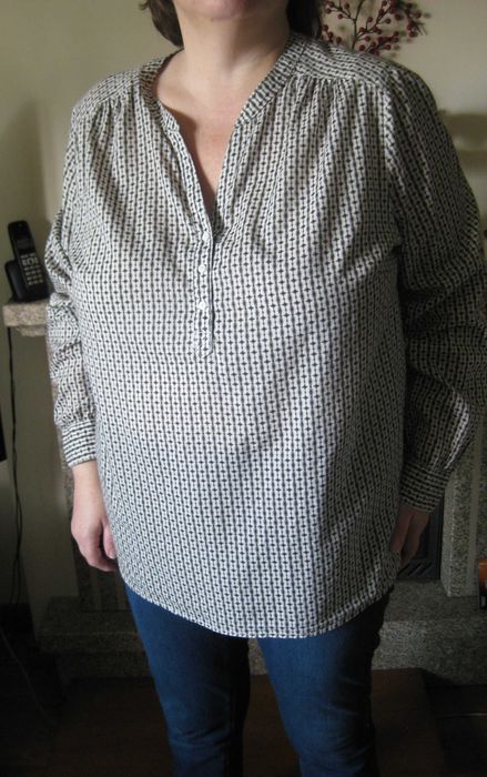 Blusa de Manga Comprida Rosa XL