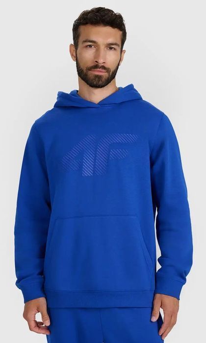 4F Ocieplany Męski Dres Bawełna Komplet Bluza Spodnie / Rozm L