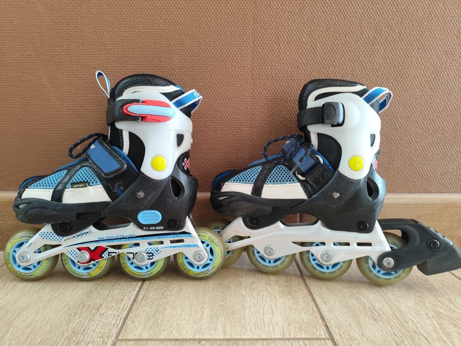 Роликові ковзани дитячі 28-34р. розсувні, ролики