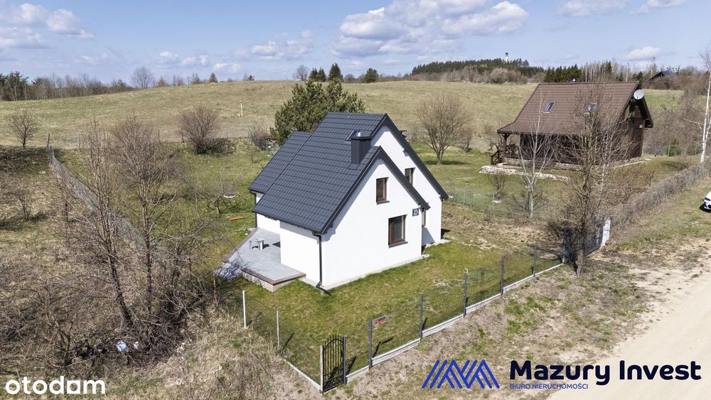 Dom na Mazurach w okolicy jeziora Narty