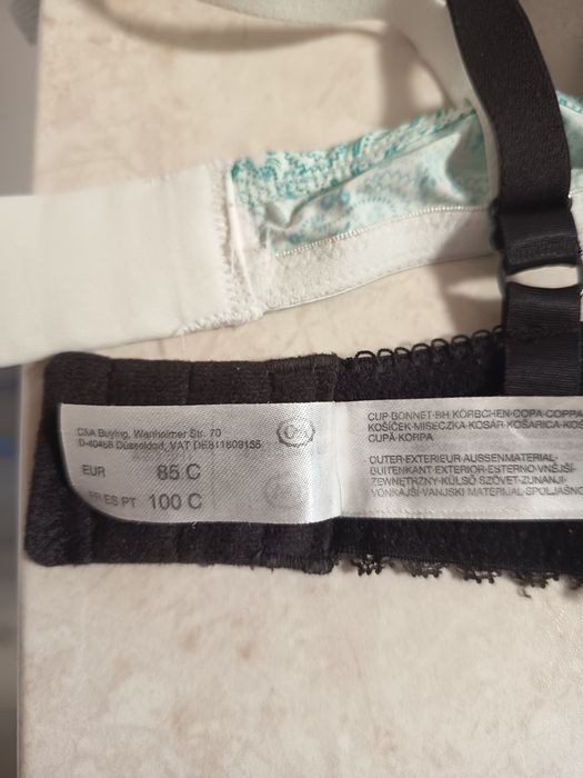 Stanik biustonosz 85 C zestaw 6 sztuk koronkowe