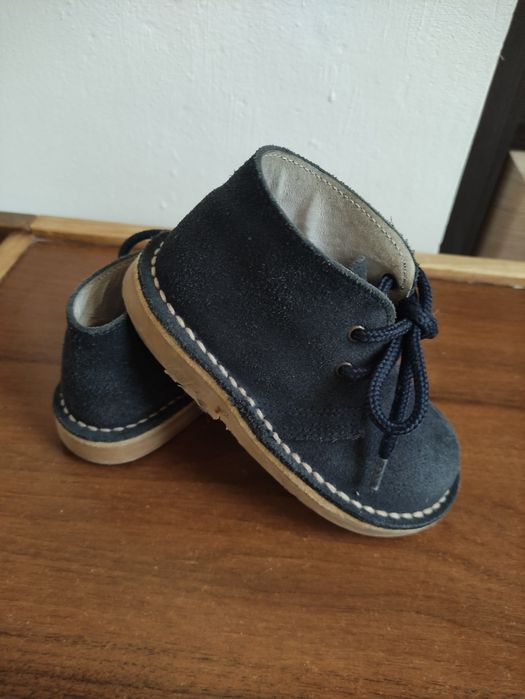 Шкіряні замшеві ботінки, напівчоботи Clarks, 25 розмір