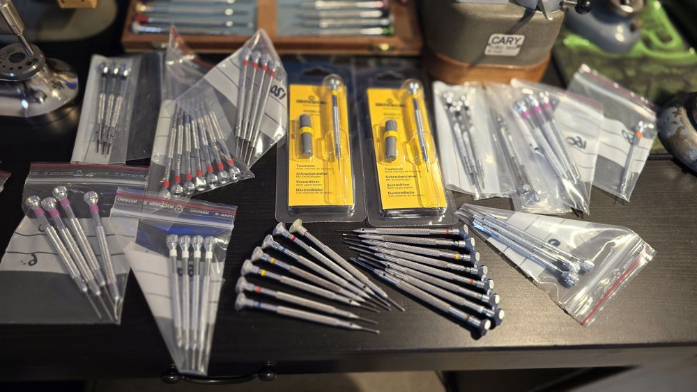 Часовой инструмент часовые отвёртки Bergeon, BOB Swiss made новые