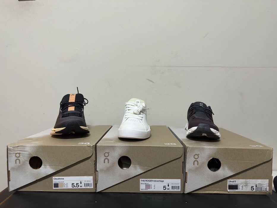 Lote de 11 pares ON Running novos e originais – 800€