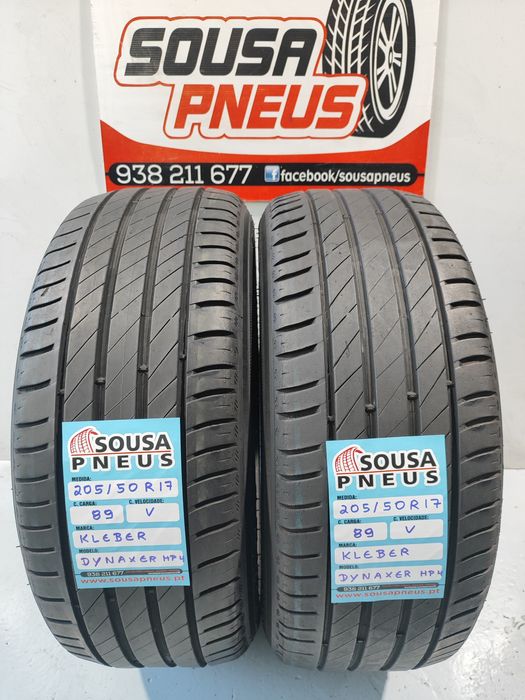 2 pneus semi novos 205-50R17 Kleber - Oferta dos Portes