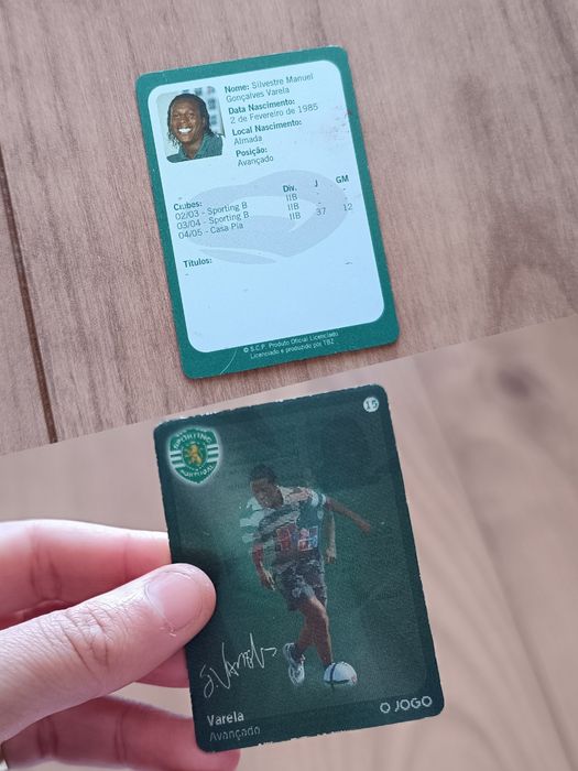 Pack Sporting: 1 Poster, 1 caneta original, 2 equipamentos e cartão ho