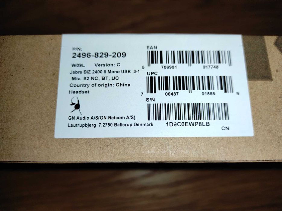 Професійна гарнітура для кол центрів Jabra Biz 2400 II Mono USB 3-1 BT