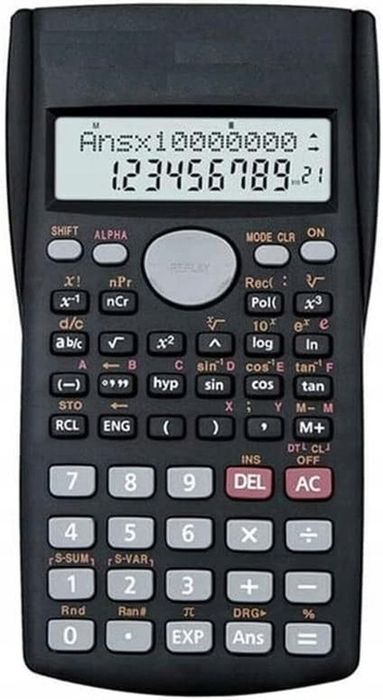 Kalkulator Naukowy Dwuliniowy Biurowy Do Szkoły Studia Dużo 249 Funkcj