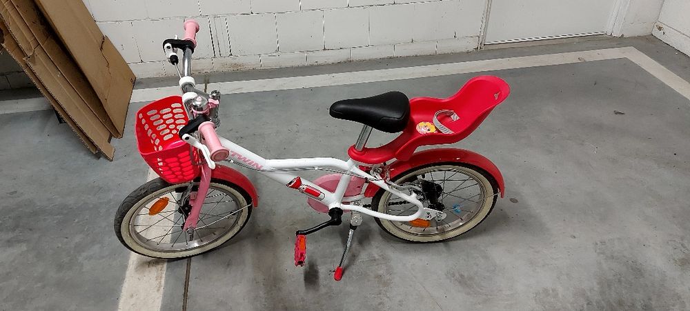 Rower dziecięcy BTWIN Docto Girl 500 16 cali BDB