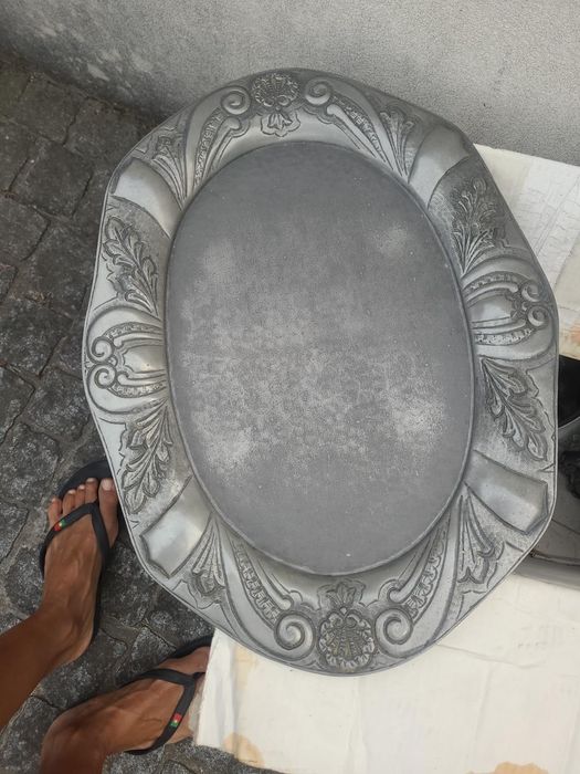 Conjunto em estanho puro 95%