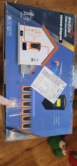 Инвертор гибридный 24 вольта 3.5 кВт 80А заряд