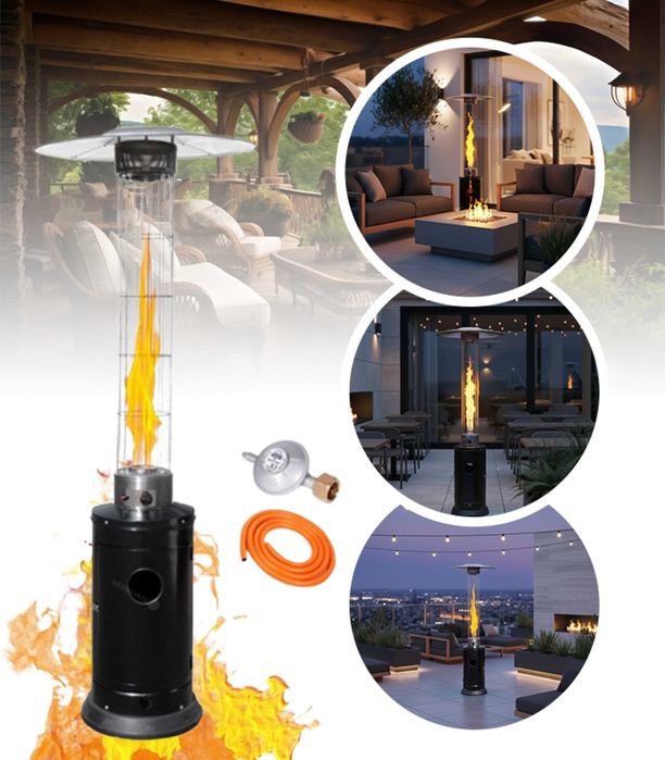 Обігрівач газовий вуличний Колба Обогреватель уличный газовый G-12