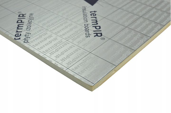 płyta pir 3cm termpir al 30 fit 120x60cm gładki bok pianka termoizolacyjna