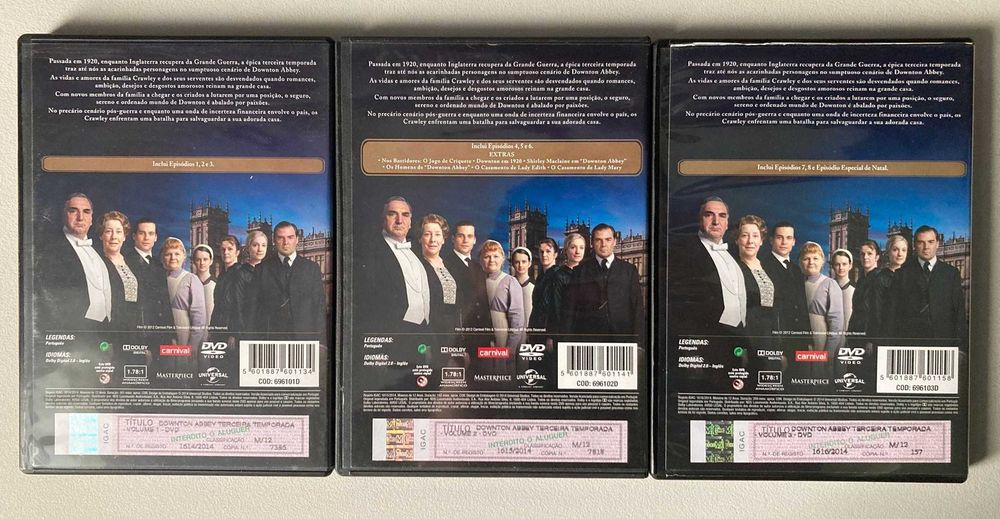 [DVD] Downtown Abbey - Terceira Temporada Completa