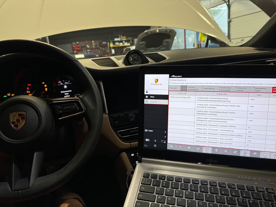 Kodowanie, Nawigacja, Konwersja lamp USA->EU - Audi PORSCHE Bentley