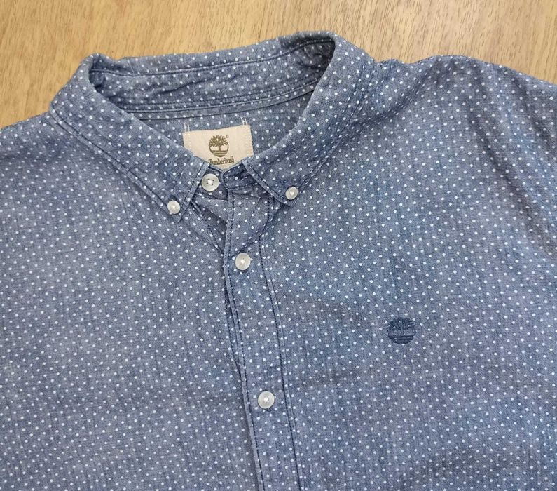 Timberland slim fit koszula na krótki rękaw XL
