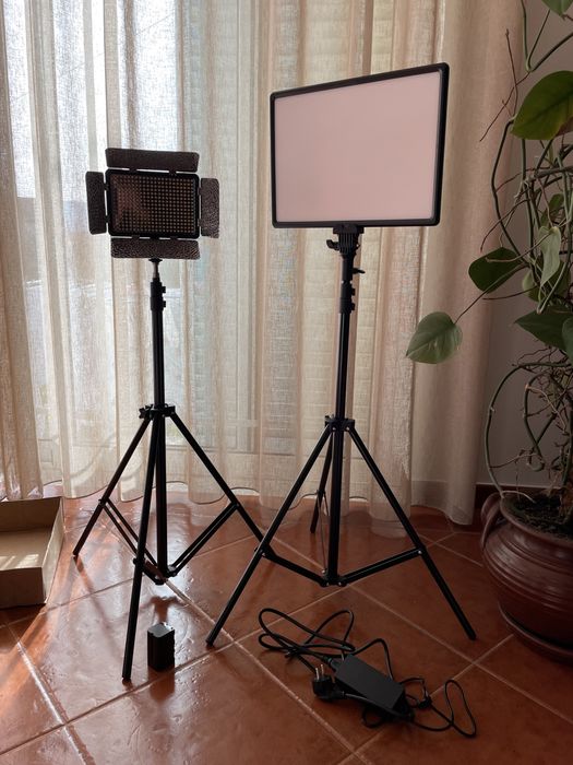 Led Jupio POWERLED 288 SOFT + POWERLED 330 + 2 Tripés