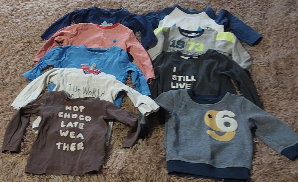 Великий пакет одягу на хлопчика