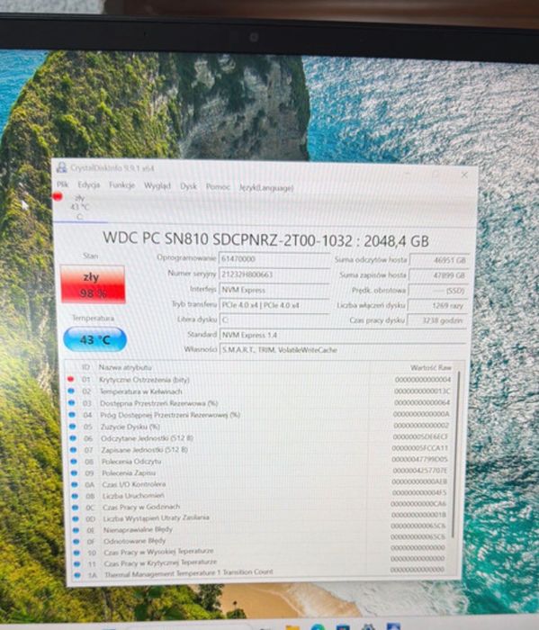 Dysk SSD WD Black zobacz 2TB Opis pcie 4