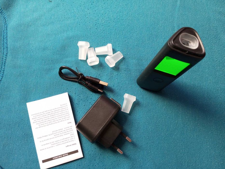 Алкотестер цифровой алкометр драгер профи точный 5 мундштуков