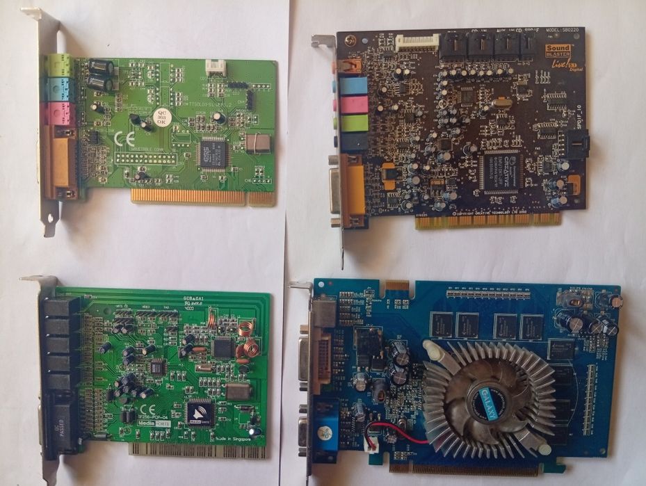 Видео/аудиокарты к компьютеру ( раритетные)