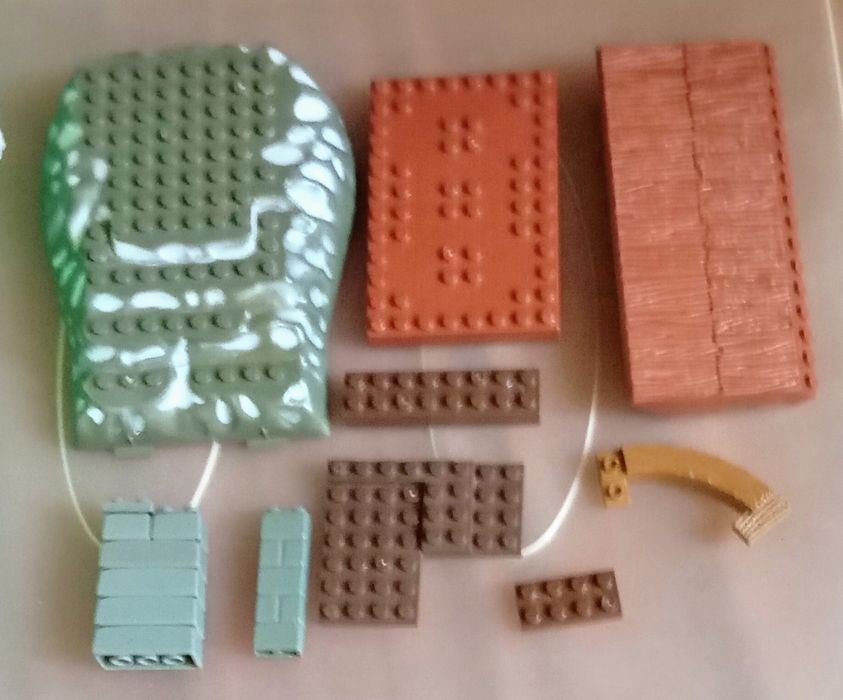 Peças de construção tudo 13€.Não é Lego.