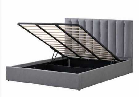Cama Estofada Delmonte c/ Estrado e Sistema Elevatório - Direto do fabricante de Paços de Ferreira.