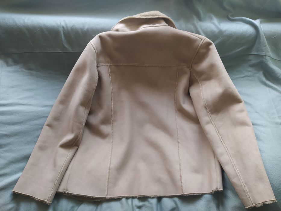 Kożuszek kremowy S/M