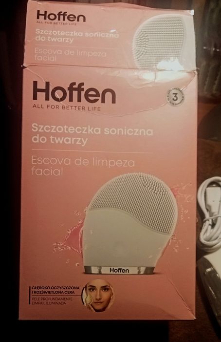 Soniczna szczoteczka do twarzy Hoffen,nowa