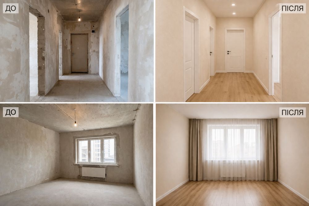 Штукатурні роботи квартир та будинків під ключ Івано Франківськ