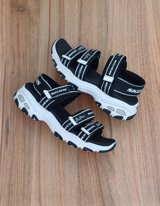 Skechers DLites босоножки дитячі спортивні сандалі Скечерс підліткові босоніжки на дівчинку 30-33-34р