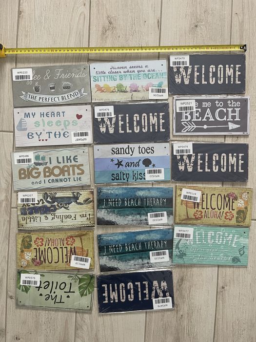 Таблички для декорацій