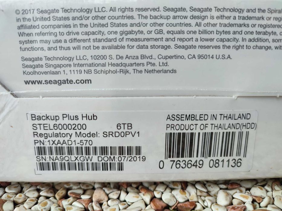 Dysk twardy HDD 3,5'' Seagate Backup Plus Hub 6TB. USB 3.0.