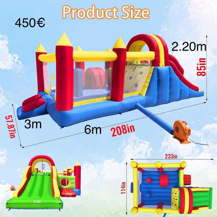 Insuflável novo c\motor