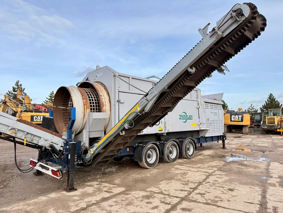 Doppstadt ZEMMLER MS6700 dwa bębny - 3 FRAKCJE - 180m3/h, dodatkowe sita 5mm - 70mm OCYNK  przewiewacz bębnowy dwubębnowy