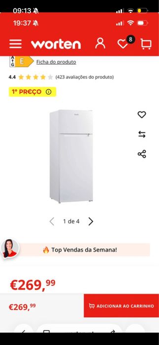 Frigorifico novo