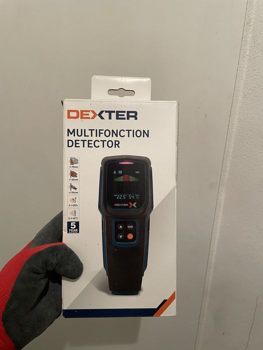 Detetor Multifuncional Dexter MD-098 – Metal, Madeira e Cabos